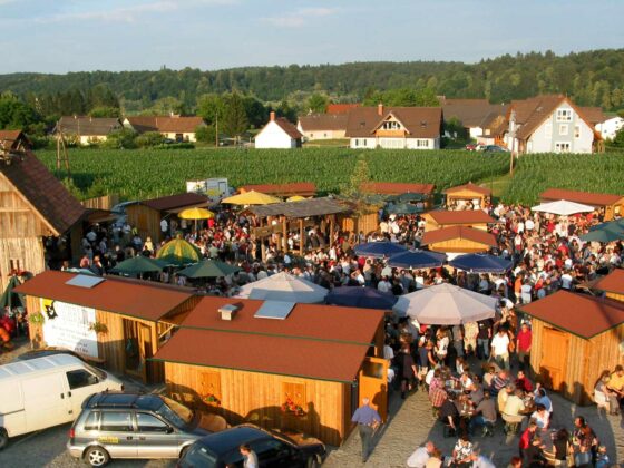Besucher / Menschen beim Schratln