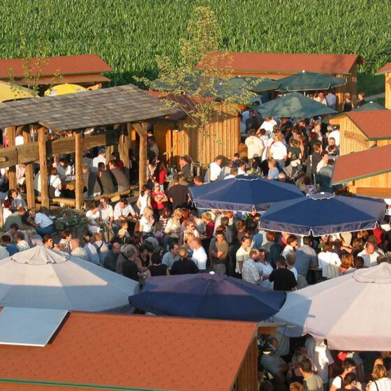 Besucher / Menschen beim Schratln