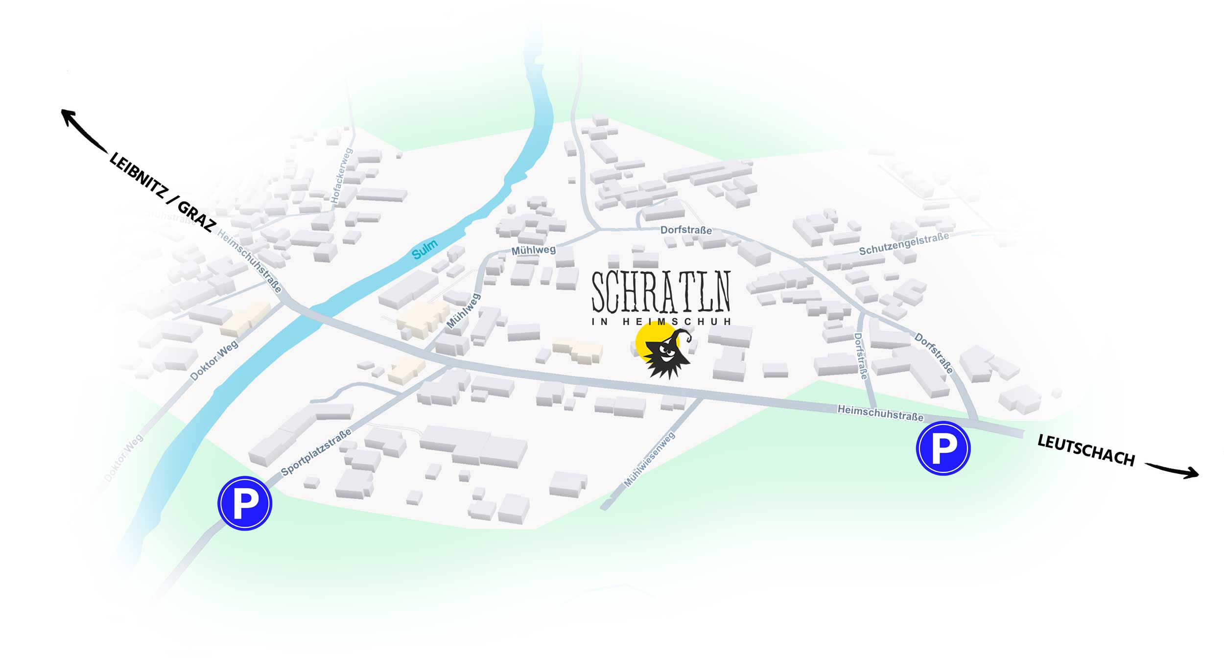 Anfahrtsplan Schratln – Anfahrt und Parkplatz